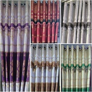 gorden blackout poni tempel renda kristal motip print warna gold