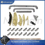 Timing Chain Kit With Rocker Arm For 2015- 2.0 L T L4 Diesel Jaguar Land Rover 204DTA 204DTY 204DTD 