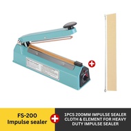 Impulse Sealer Heavy Duty FS-200 / FS-300 / FS-400 ( Metal Body ) for PE  PP Bags Packing Machine 20