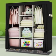 Wardrobe Almari Baju Rak Baju Clothes Organization Storage Rack Cabinet Clothes Rack Cupboard Bedroo