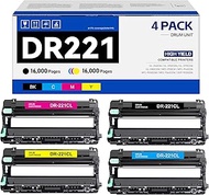 DR-221CL DR221CL Drum Unit 4-Pack Replacement for Brother DR221 DR-221 DR 221 CL to use with HL-3140