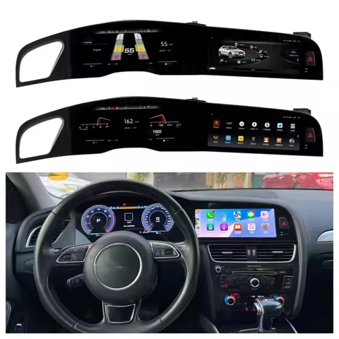 Wireless CarPlay Android Auto For Audi A4 A5 S4 S5 B8 GPS Navigation Auto Stereo Head Unit Multimedi