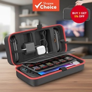 OIVO Portable Case for Nintendo Switch 2, Travel Bag Compatible with Joy-Con and Adapter, Holds 28 G