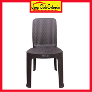 [IN STOCK] JOLLY PLASTIC RATTAN CHAIR / RATTAN CHAIR / SET OF RATTAN CHAIR / DINING CHAIR