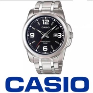 ST200/CASIO STANDARD นาฬิกาผู้ชายสายสแตนเลสหน้าปัดสีดำรุ่น MTP-1314D-1AV-100% รับประกันของแท้ 1 ปี