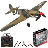 LEAMBE RC Plane 4 Channel Remote Control Airplane - Ready to Fly P-40 Warhawk RC Airplane