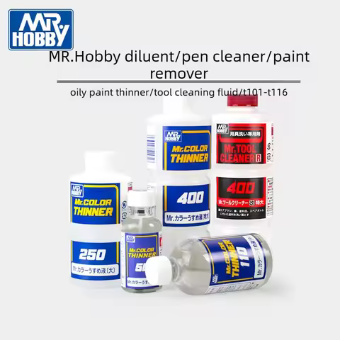 Mr. Hobby T101-T116 Multi Purpose Paint Thinner/Stripper Nitro Paint Remover Brush Cleaner for Gunda