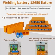 18650 Battery Fixture Fixed For Spot Welding Lithium Battery Pack Weld Fixture Spot welder welding Batteries Fixed Holder 4/6/8