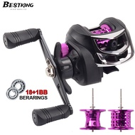 2023 New AK200 7.2:1 High Speed Fishing Reel Left Right Hand Baitcasting Reel Brake System 8kg Drag 