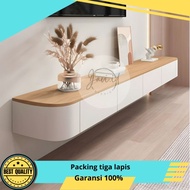 AG_061 aesthetic TV table Minimalist curved TV table/ Hanging TV table/.