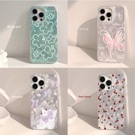 Oil Painting Pink Butterfly Samsung A57 A37 A07 A56 A36 A26 A53 A54 A55 A17 A16 A15 Phone Case Prote