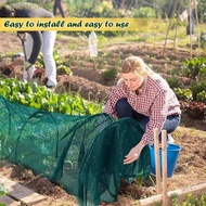 FUSIONSKY Greenhouse Tunnel, Collapsible Green Mesh Shade Net Cover, Heavy Duty UV Protection Portab