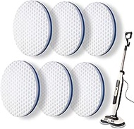 Upgraded 6 Packs Scrubbing Steam Mop Replacement Pads Compatible with Shark,S8201 S8001 S7001 S7201 