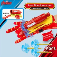 costume accessories Hulk Iron Man Captain America boys plastic launcher gloves set kids gifts
