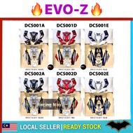 DEMAK EVO-Z 110 2017 BLACK RED BLUE COVER SET ORIGINAL DEMAK EVOZ EVO Z 110 BODY COVER COMPLETE SET 