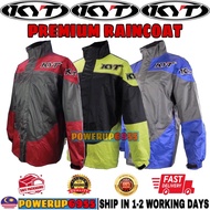 ORIGINAL KYT RAINCOAT JACKET RAIN SUIT COAT BAJU HUJAN MOTORCYCLE WATERPROOF 2 LAYER