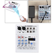 [deevoka] Live Streaming DC-5V Audio Mixer Mixing Console Computer Karaoke Small