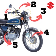 CABLE CHOKE CABLE THROTTLE CABLE CLUTCH CABLE METER CABLE SPEEODMETER CABLE RPM SUZUKI GP100 GP125  