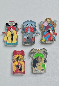 迪士尼 反派 襟章 Disney Villains pins ♠️ 惡人 壞人 賈方 Jaffa 庫伊拉  Cruella  花木蘭 Mulan 大力士 Hades