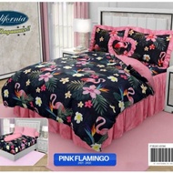 { BISA COD } Bedcover Set California Motif Terbaru  Uk.180X200 Cm / Bedcover Bagus / Bedcover Murah 