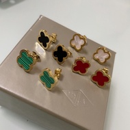 high quality stainless steel 4leaf clover earrings