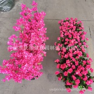 Artificial Bougainvillea Fake Flower Bouquet Flower Cluster Azalea Flower Pot Arrangement Decorative