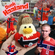 ERLING HAALAND AMIGURUMI CROCHET Keychain HAALAND/ Keychain HAALAND DUCK/ Keychain ERLING HAALAND DO