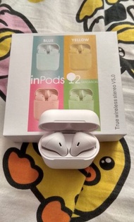 InPods 12藍芽通話耳筒可 只限一天 九折出售 多買多優惠 三件八折 (批發商直接取貨)