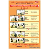 TNB CARTA CPR DRCAB /  TNB "CPR DRCAB CHART" BINGKAI KAYU  (400X600MM) 1 KEPING/PKT