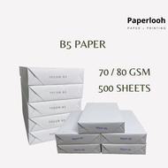 B5 Paper 70gsm/80gsm 500 sheets