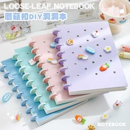 A5 Notebook Diary/ A5 Notebook with Free Jibbitz