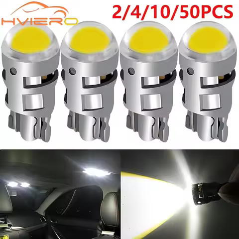2/4/10/50X T10 W5w Signal Lamp Car Bulb Reading Lamps Interior Dome Light Clearance Backup Reverse L