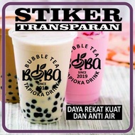 BOBA CUP PACKAGING DRINK STICKERS (vol 1)