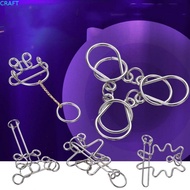CRAFT Brain Teaser Puzzles Fun Unlock Toy Diy Personalized Gift Brainteasers Games Kong Ming Lock Co