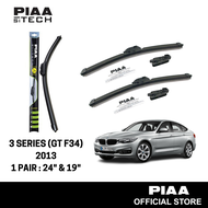PIAA Si-Tech Silicone Wiper For BMW GT F34 2013 (24" & 19")
