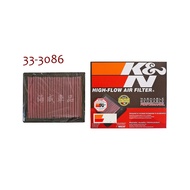 {Hyway Car Products} K & N High Flow Filter Element 33-3086 Ford Ranger T8 2.0L 2.3L 3.2L Diesel