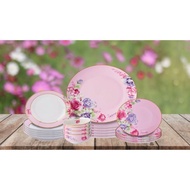 NEW  DINER SET VANTAGE 20PCS PINK ROSE BERRY