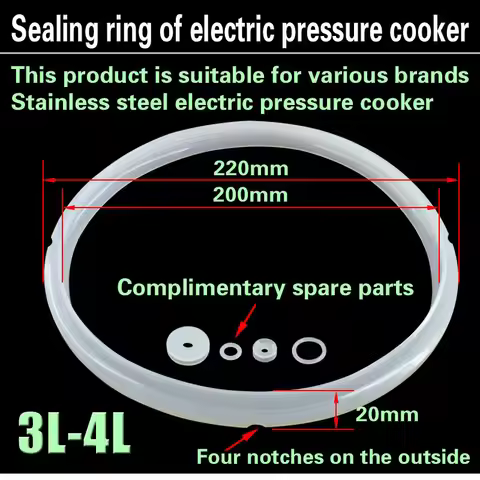 3-4L electric pressure cooker seal ring pressure cooker accessories silicone ring pressure cooker po