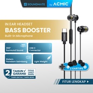 ACMIC BASIC In-Ear Headset Type C Earphone Earbuds Stereo with Mic