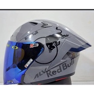 ALV ULTRON PRO HELMET HANDSOME PACKAGE LEOPARD AND RED BULL FULL COLOR