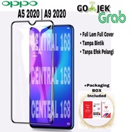 HITAM Tempered glass 5d full glue OPPO A5 a78 a79 a78 4G 5G A52020 A9 A92020 2020 BLACK screen prote