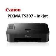 ปริ้นเตอร์ Wifi อิงค์เจ็ท (ผ่านแอพฯ) Canon Pixma TS307/TS207(ประกันศูนย์)แถมตลับหมึกพร้อมใช้1ชุดสีแล