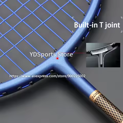 Ultra Light 8U 60G 100% Carbon Fiber Badminton Rackets With String Bags 22-30LBS G5 Professional Rac