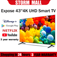 Expose TV 43 Inch Android 12 Digital Smart TV HD Bluetooth Flat Smart TV USB/HDMIYouTube/Disney