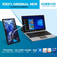 ONESYNC Windows Tablet 10.1 inch Intel GEN 7 Quad Core Processor DDR4 8GB SSD 512GB Touch Screen Lap