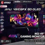 MSI MPG 491CQPX QD-OLED 49″ Curved Gaming Monitor | 5120×1440 DQHD | 240Hz | 0.03ms | HDR True Black