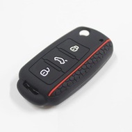 1pc Car Key Silicone Cover Compatible With Volkswagen, Key Fob Cover
