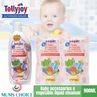Tollyjoy Antibacterial Baby Accessories Vegetable Liquid Cleanser 900 ml / Bottle