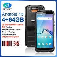 Android 15 Industrial PDA Device 2D Zebra SE4710 Scanner 4G/Wifi/BT5.0/GPS/NFC for Retail, Warehouse