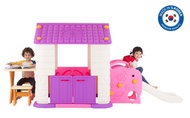 บ้านพลาสติกเด็กสไลด์ต่อโต๊ะเก้าอี้ หลังคาชมพู Eduplay(PH-TBSL48V) ผลิตและนำเข้าจากประเทศเกาหลีแท้ 10